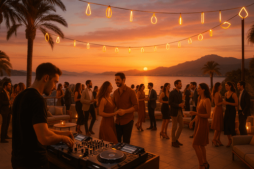 Aperçu vidéo d'une ambiance musicale avec DJ en paillote Corse