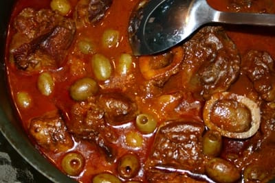 Sauté de Veau aux Olives