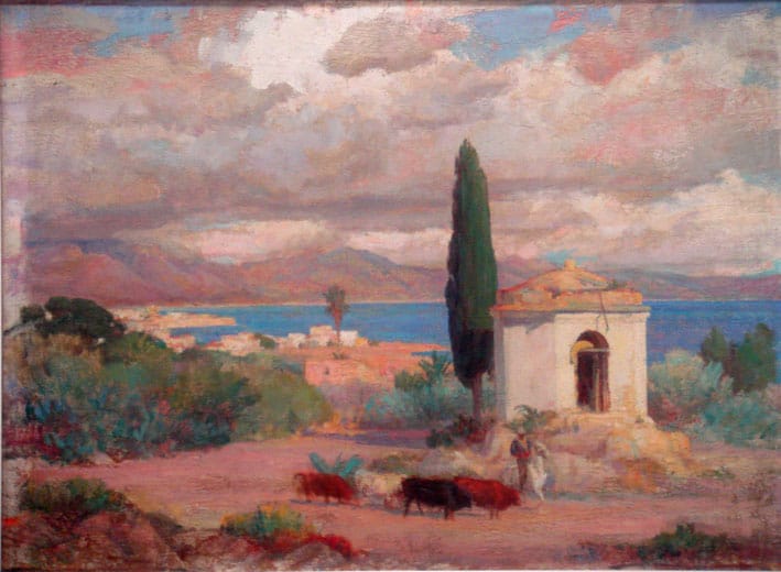Léon-Charles CANNICCIONI 1 Léon-Charles CANNICCIONI
Vue de la baie d’Ajaccio