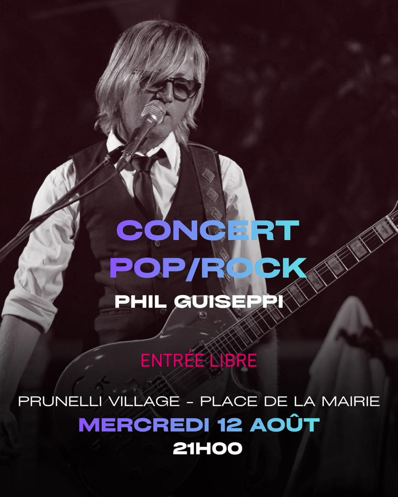 CONCERT POP/ROCK PHIL GUISEPPI 3 CONCERT POP/ROCK PHIL GUISEPPI