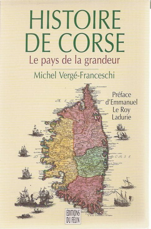 Michel Vergé-Franceschi 1 histoire de la corse